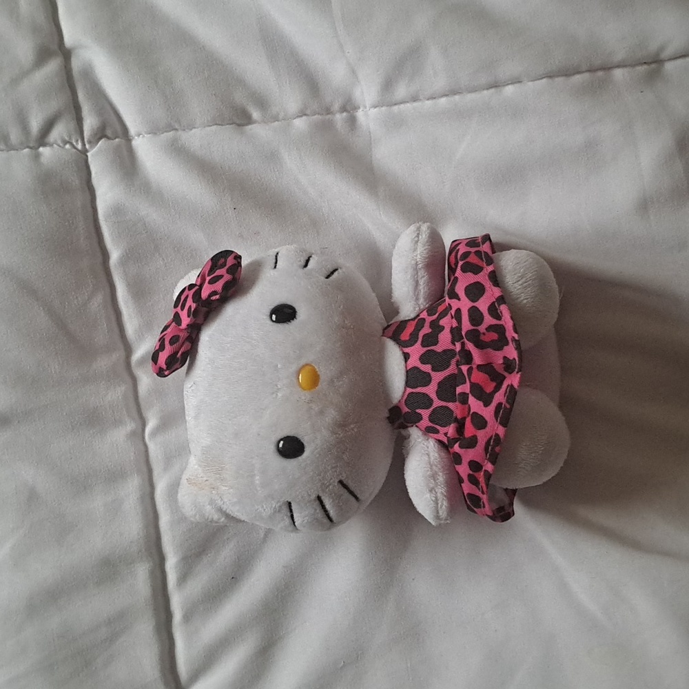 Hello Kitty Plushie Cheetah Print Dress